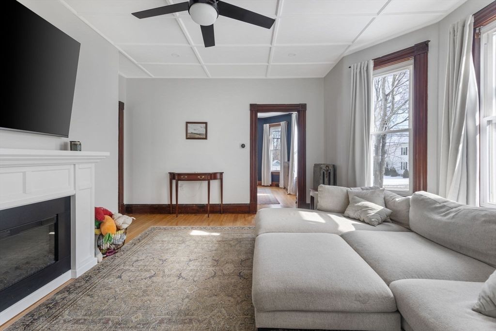 Fireplace, Interior, Living room, Wood Texture Flooring