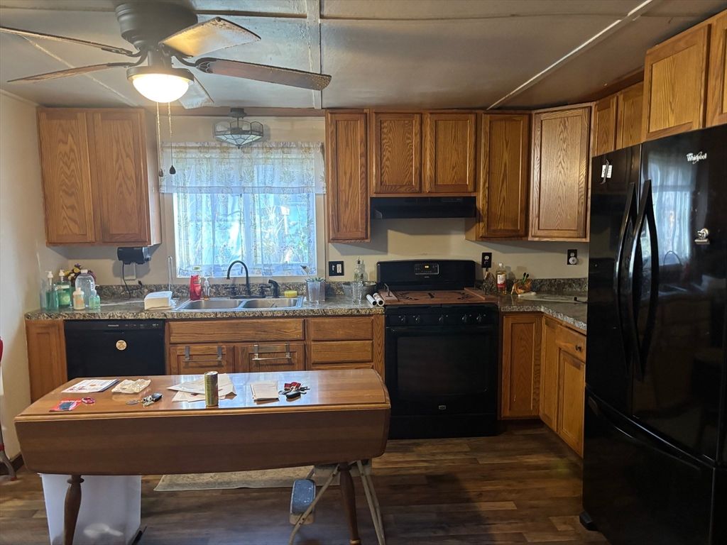 Interior, Kitchen, Wood Texture Flooring