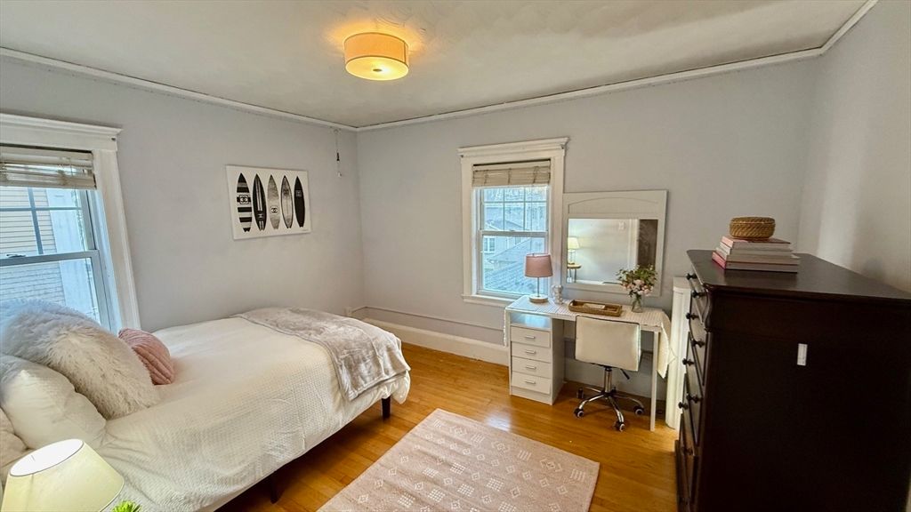 Bedroom, Home Office, Interior, Wood Texture Flooring