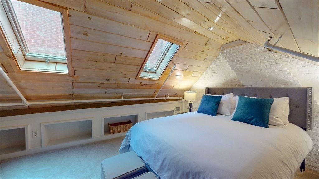 Bedroom, Interior, Wooden Ceilings, Wooden Walls