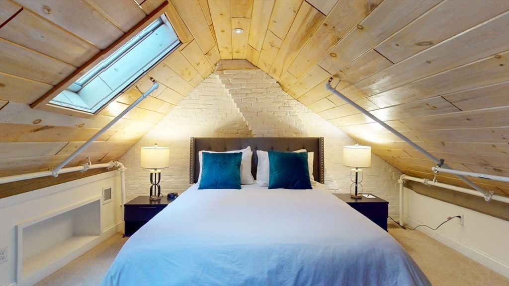 Bedroom, Interior, Wooden Ceilings