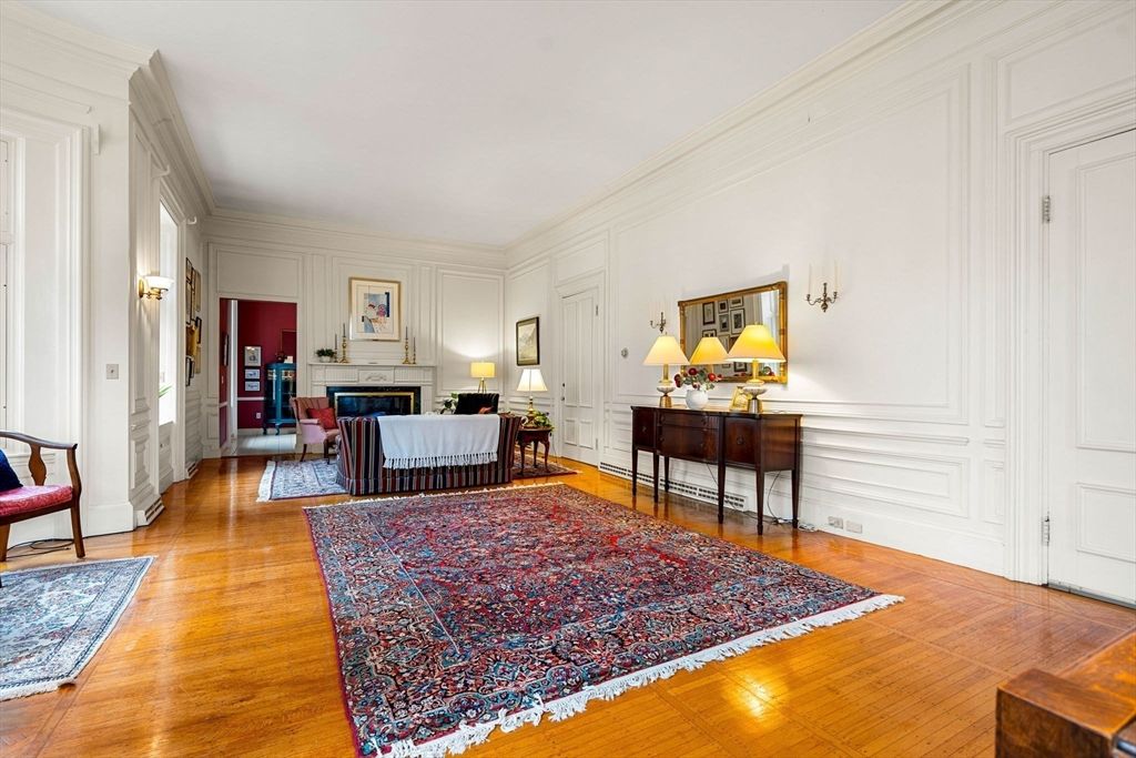 Fireplace, Interior, Wood Texture Flooring