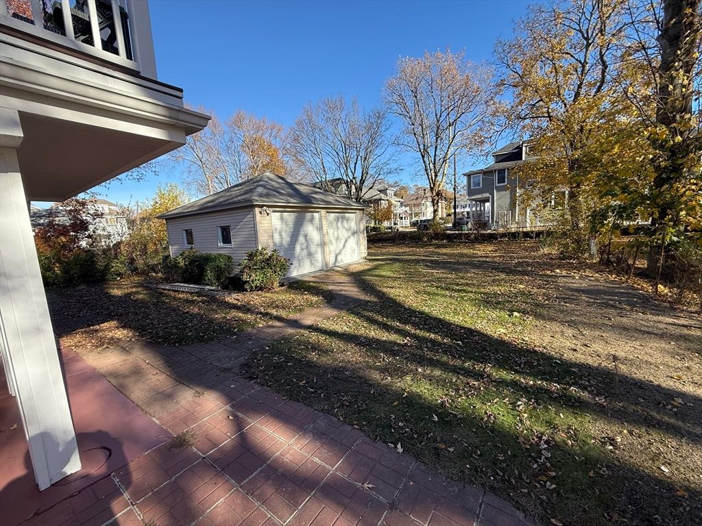 Backyard, Detached Garage, Exterior