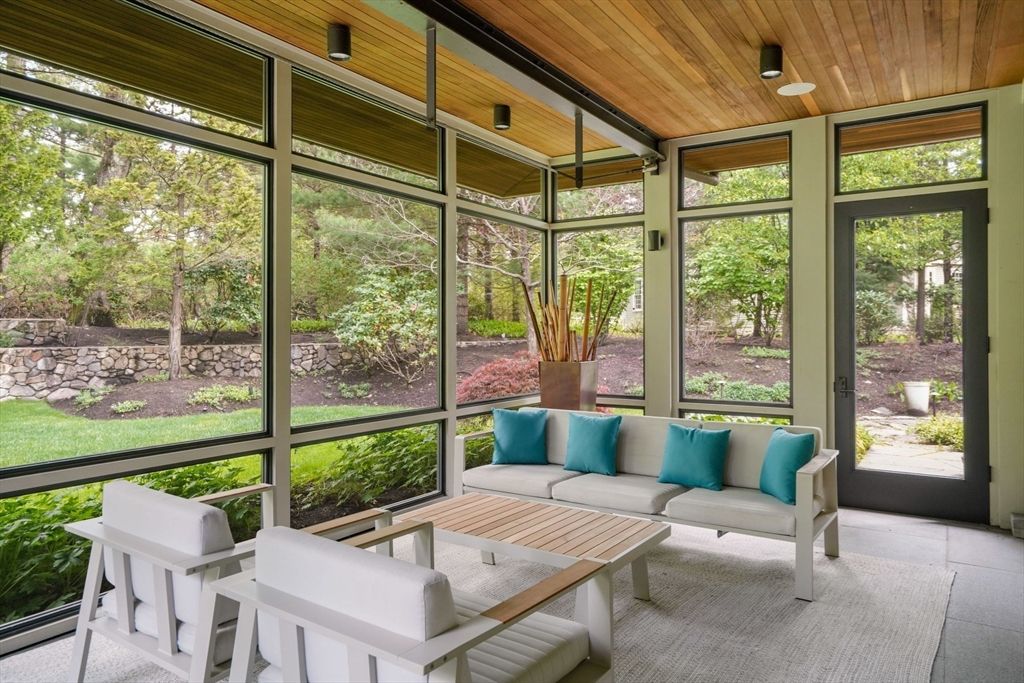 Interior, Living room, Sun Room, Wooden Ceilings