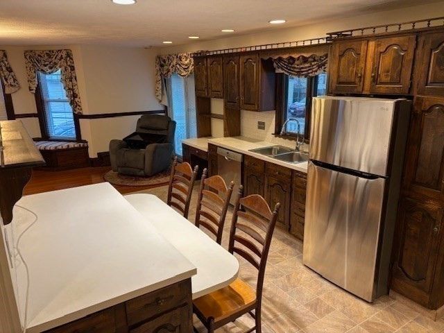Dining room, Interior, Kitchen, Recessed Lighting