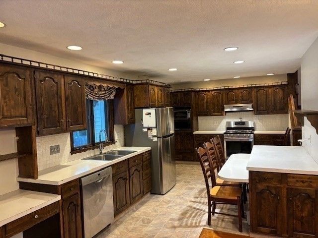 Interior, Kitchen, Recessed Lighting, Stainless Steel Appliances