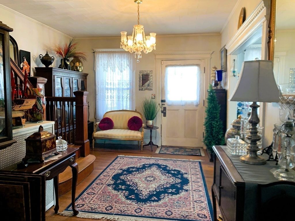Chandelier, Interior, Wood Texture Flooring