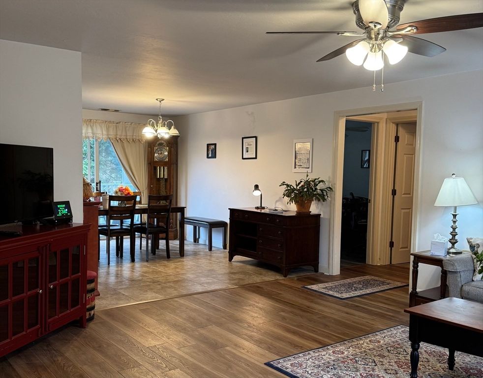 Chandelier, Dining room, Interior, Pendant Lights, Wood Texture Flooring