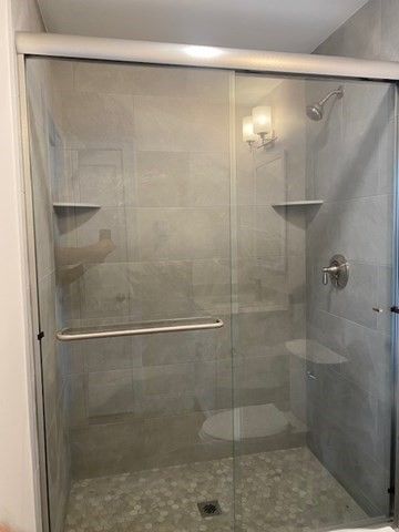 Bathroom, Glass Shower, Interior