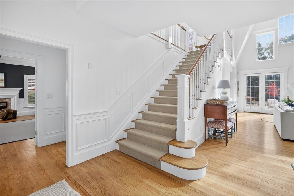 Fireplace, Interior, Wood Texture Flooring