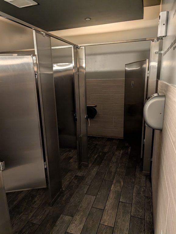 Elevator, Interior, Recessed Lighting, Wood Texture Flooring