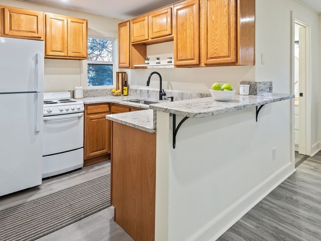 Interior, Kitchen, Wood Texture Flooring