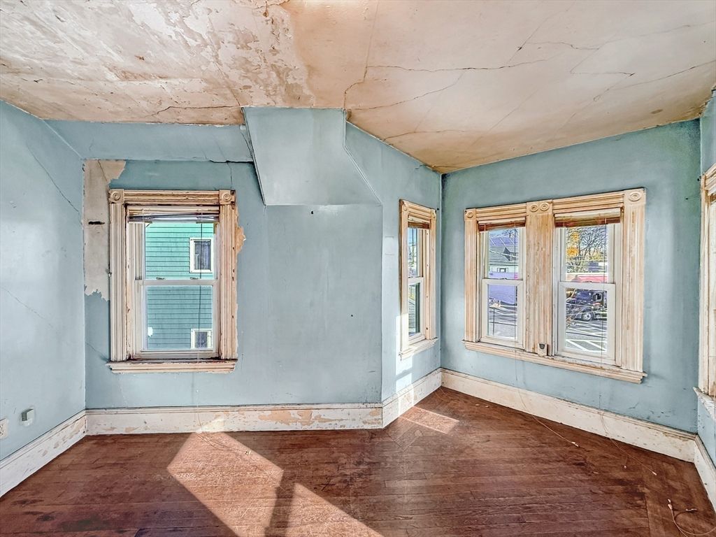 Empty room, Interior, Wood Texture Flooring