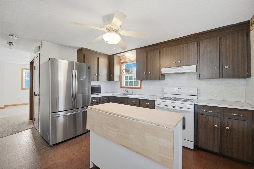 Interior, Kitchen, Wood Texture Flooring