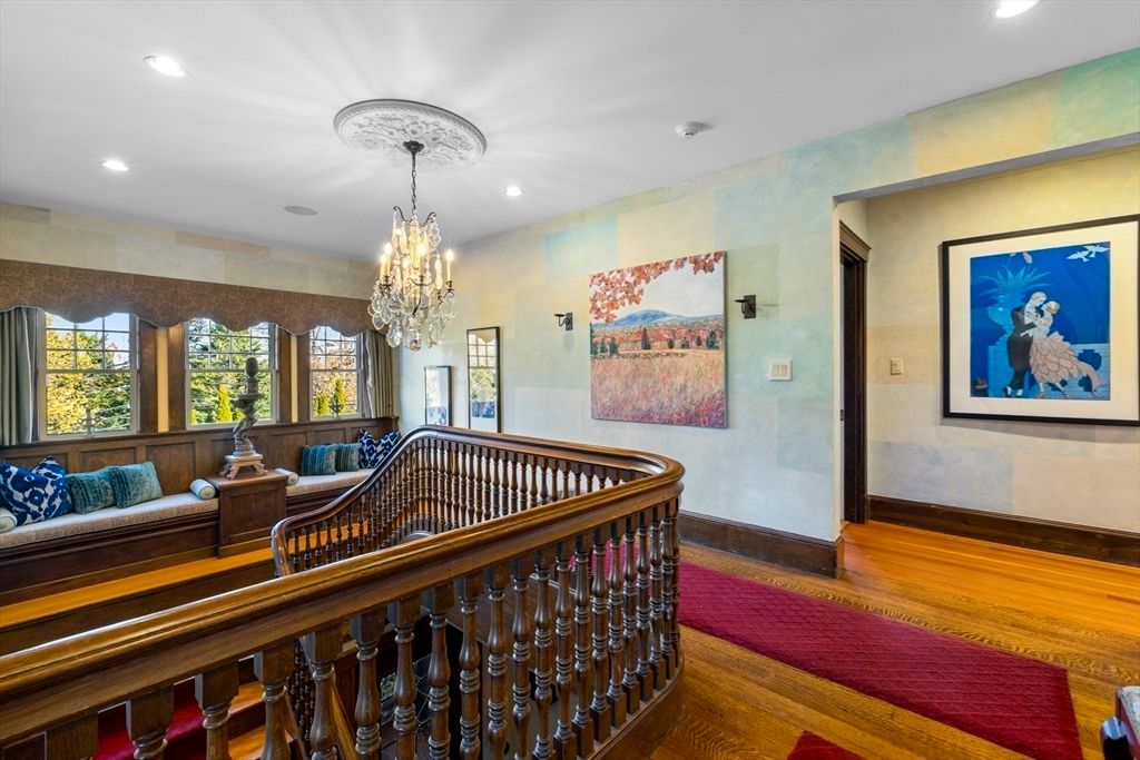 Chandelier, Interior, Recessed Lighting, Wood Texture Flooring