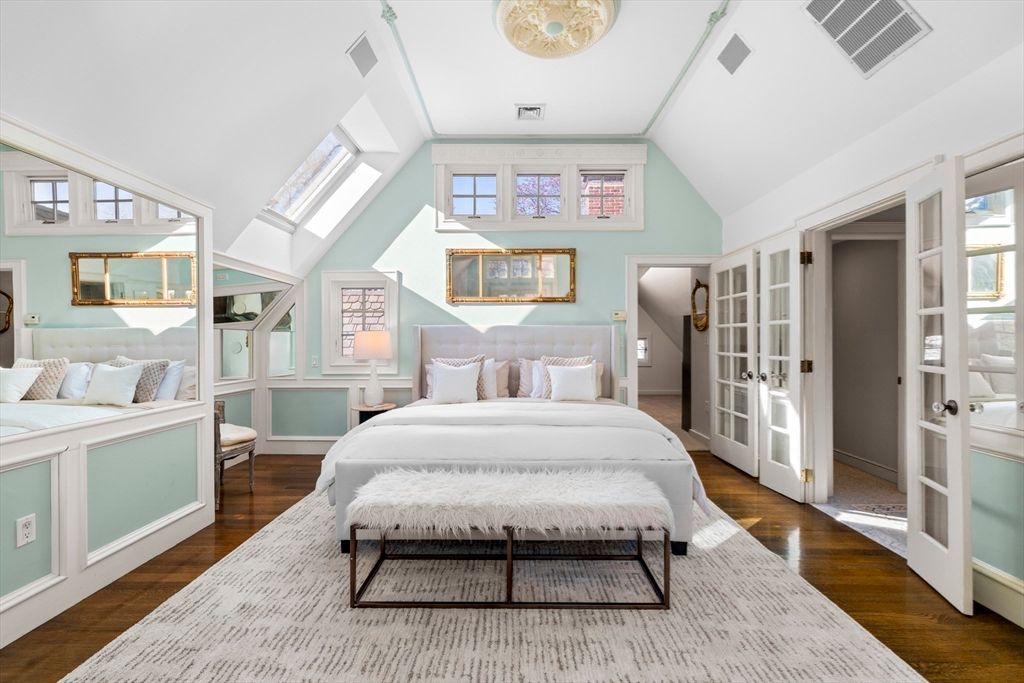 Bedroom, Interior, Wood Texture Flooring