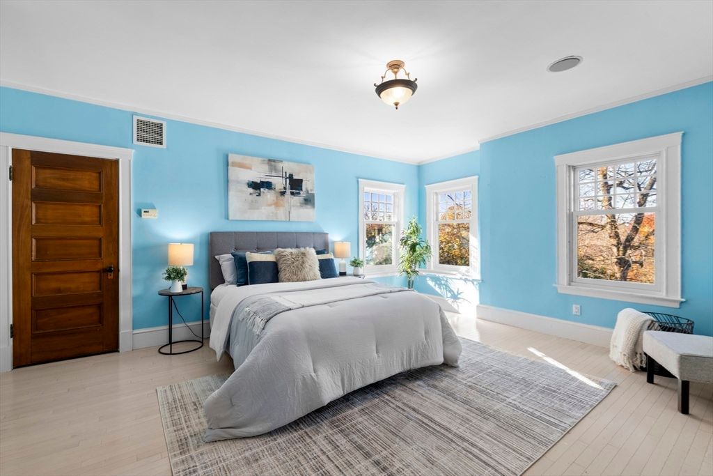 Bedroom, Interior, Wood Texture Flooring