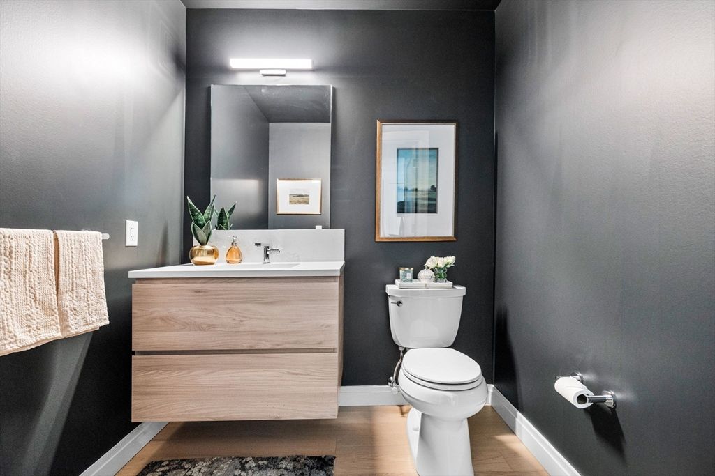 Bathroom, Interior, Wood Texture Flooring