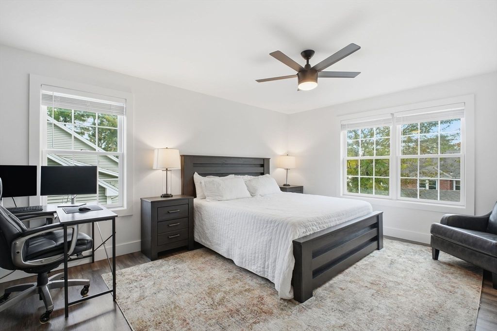 Bedroom, Home Office, Interior, Wood Texture Flooring