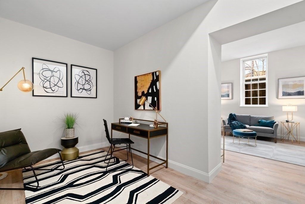 Home Office, Interior, Wood Texture Flooring