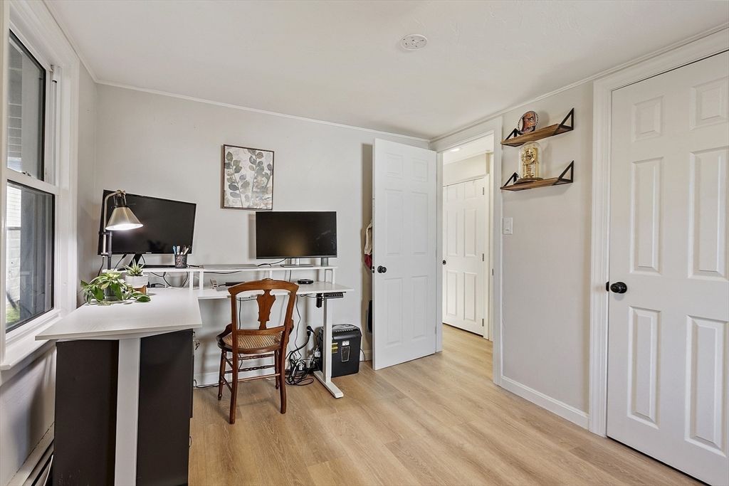 Home Office, Interior, Wood Texture Flooring