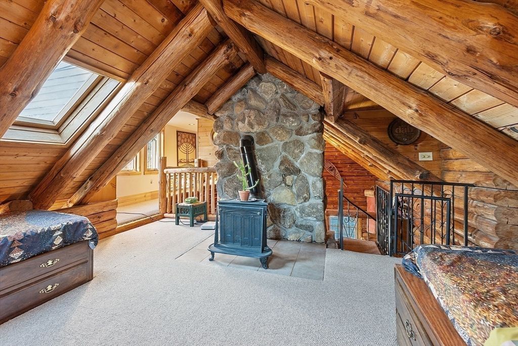 Fireplace, Interior, Stone Walls, Wooden Beams, Wooden Ceilings, Wooden Walls