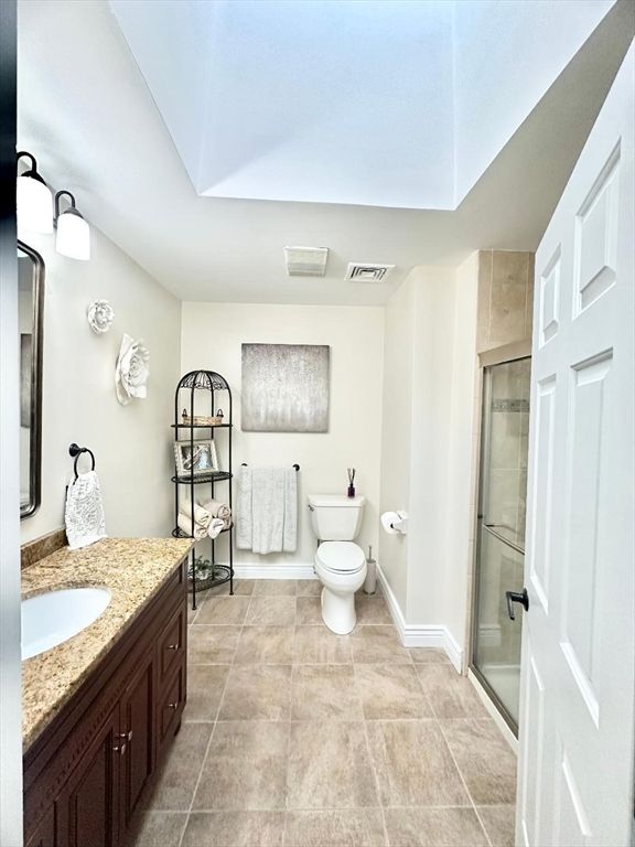 Bathroom, Dual Sink Vanities, Glass Shower, Interior