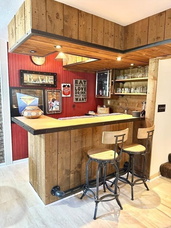 Interior, Wooden Walls