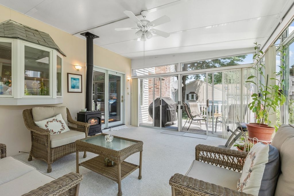 Fireplace, Interior, Living room, Sun Room