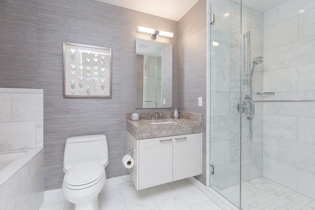 Bathroom, Glass Shower, Interior, Marble, Marble Walls