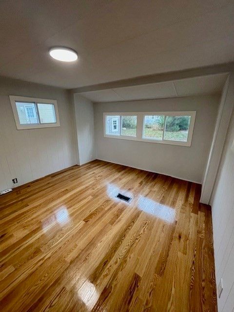 Empty room, Interior, Wood Texture Flooring