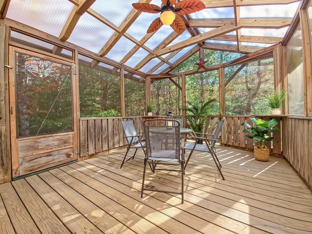 Glass Ceilings, Interior, Sun Room, Wood Texture Flooring