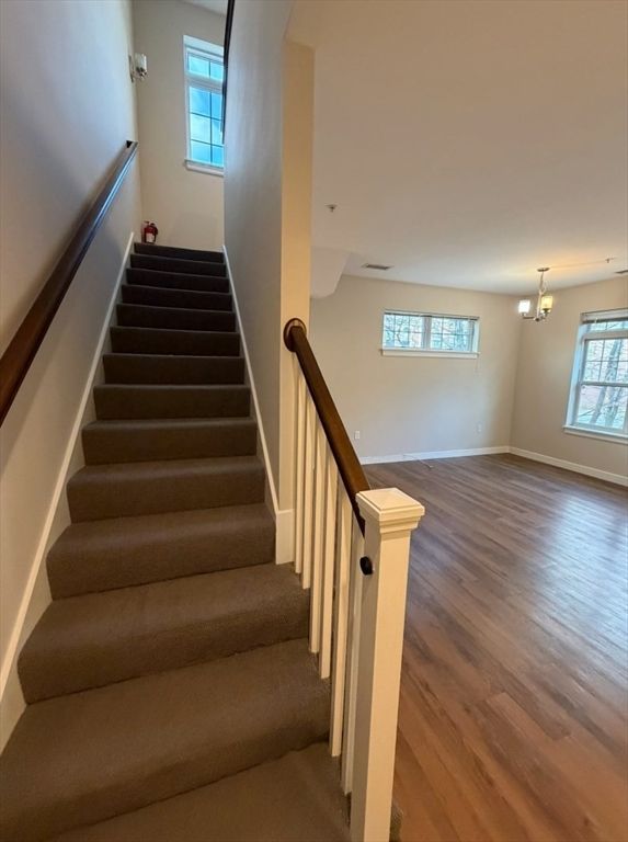 Chandelier, Interior, Wood Texture Flooring
