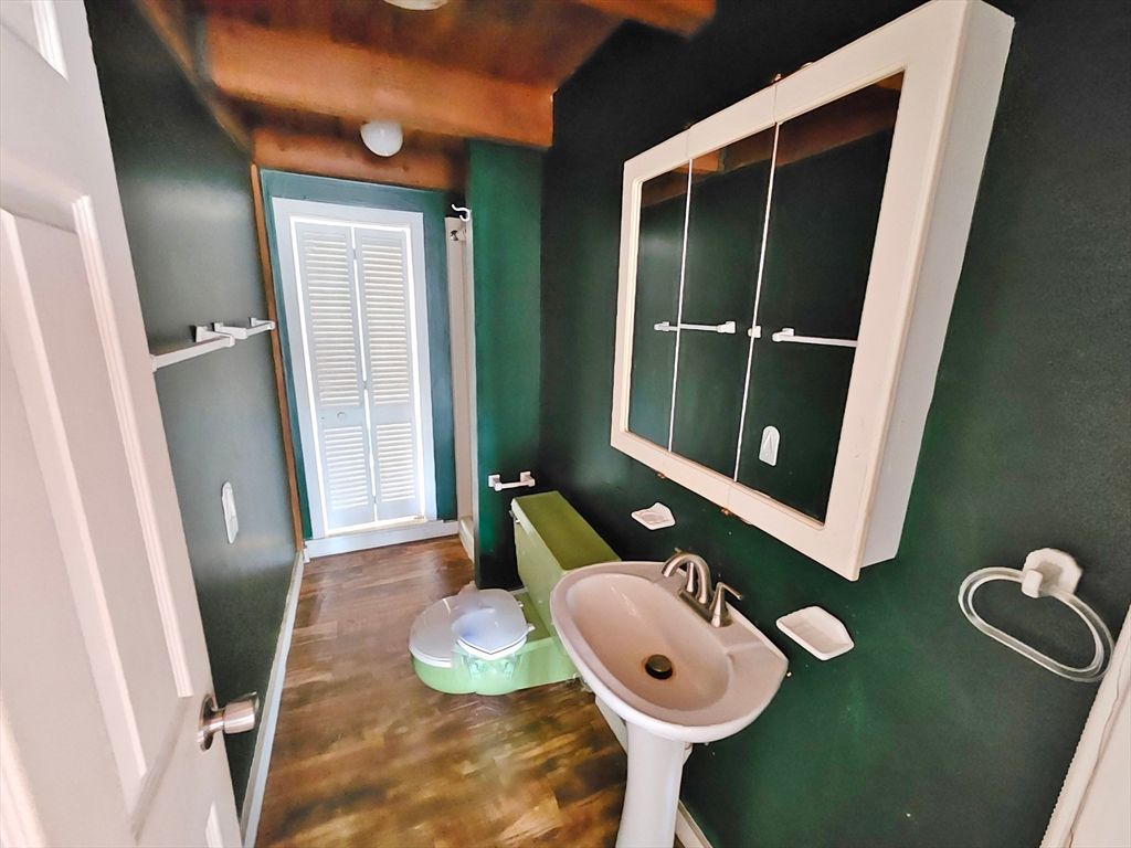 Bathroom, Interior, Wood Texture Flooring