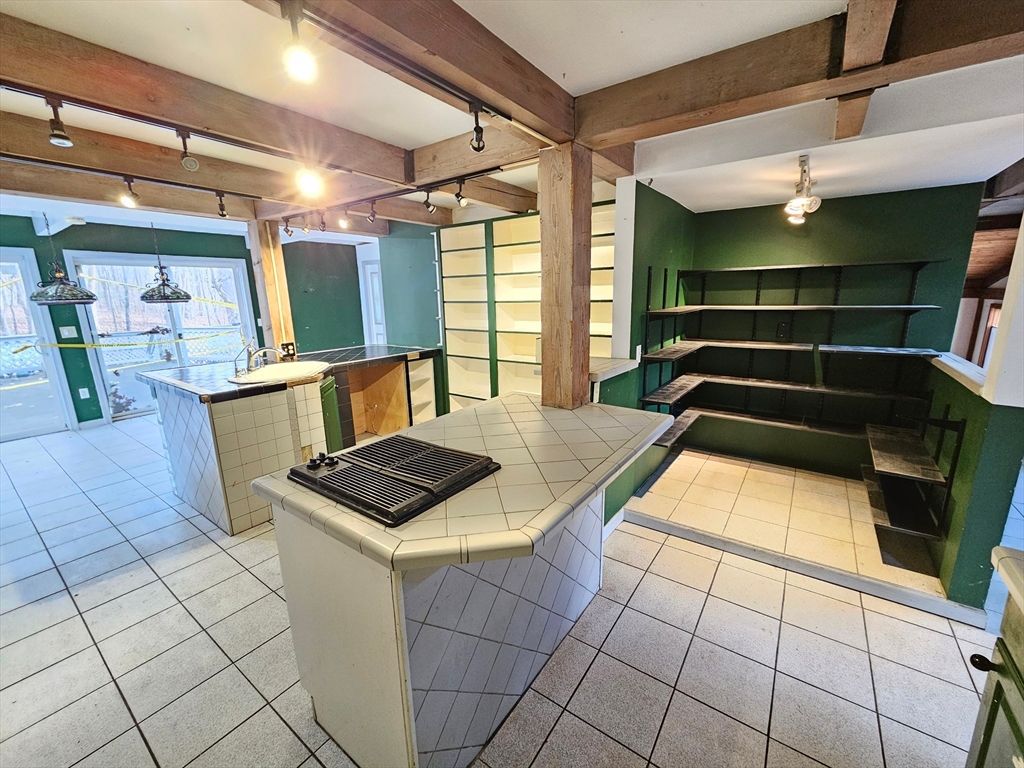 Interior, Kitchen, Wooden Beams