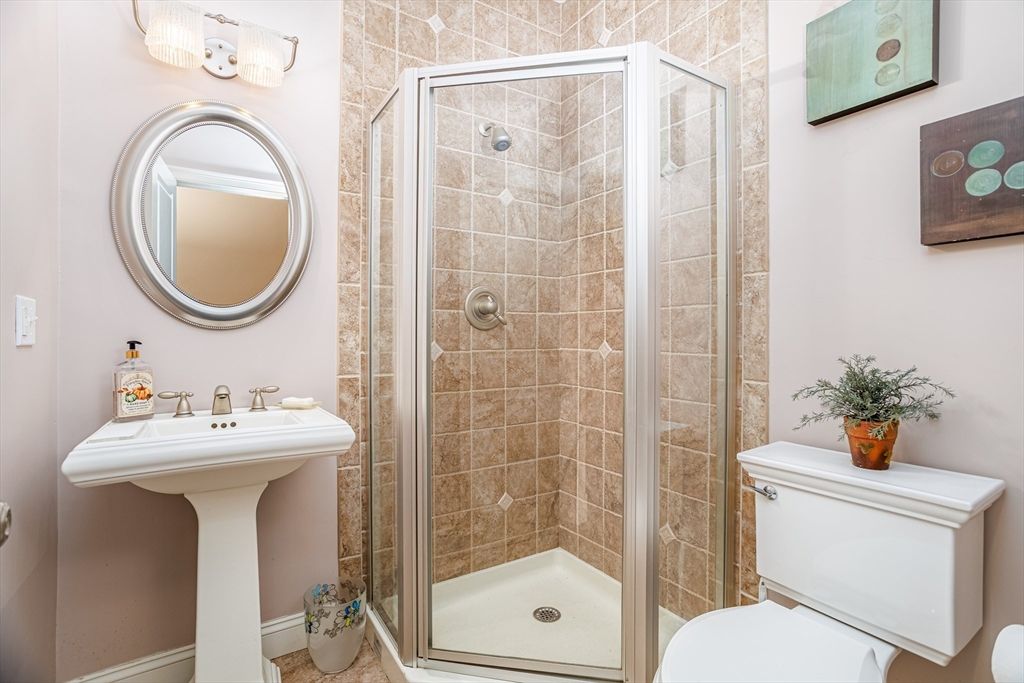 Bathroom, Glass Shower, Interior