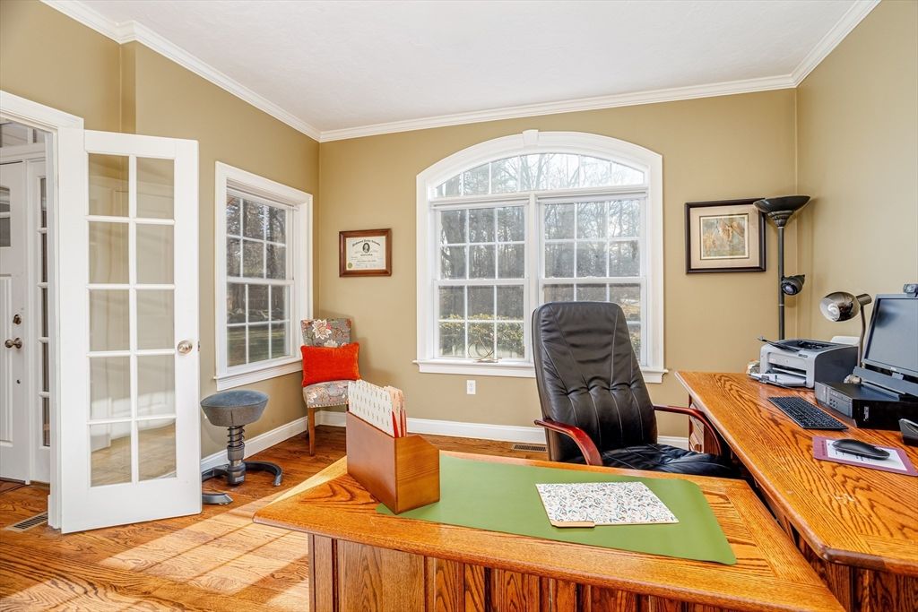 Home Office, Interior, Wood Texture Flooring