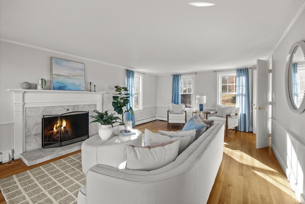 Fireplace, Interior, Living room, Wood Texture Flooring