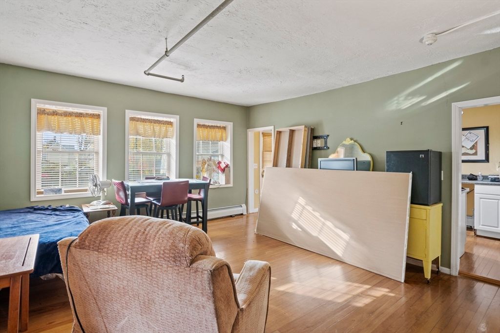 Dining room, Interior, Wood Texture Flooring