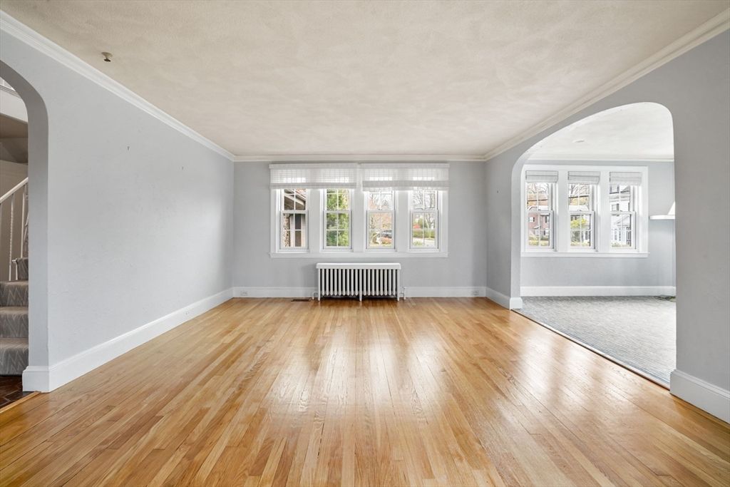 Empty room, Interior, Wood Texture Flooring