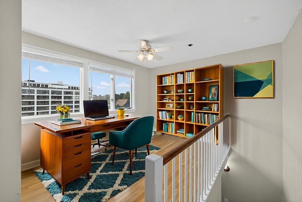 Home Office, Interior, Wood Texture Flooring