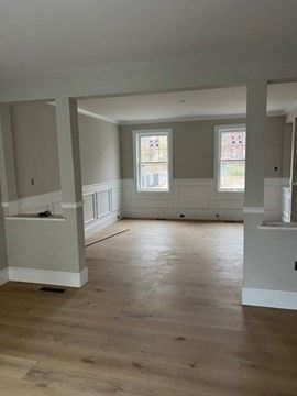 Empty room, Interior, Wood Texture Flooring