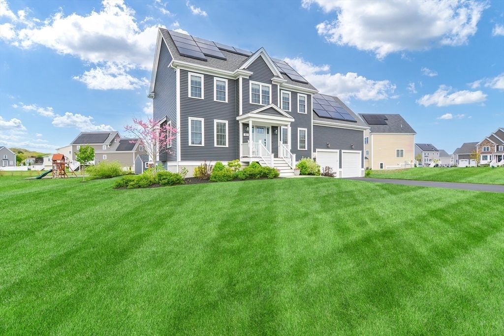 Attached, Backyard, Exterior, Facade, Solar Panels, Queen Anne Victorian