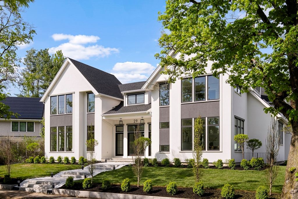 Exterior, Facade, Solar Panels, Farmhouse