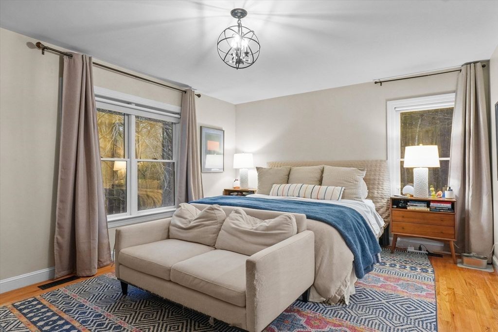 Bedroom, Interior, Wood Texture Flooring