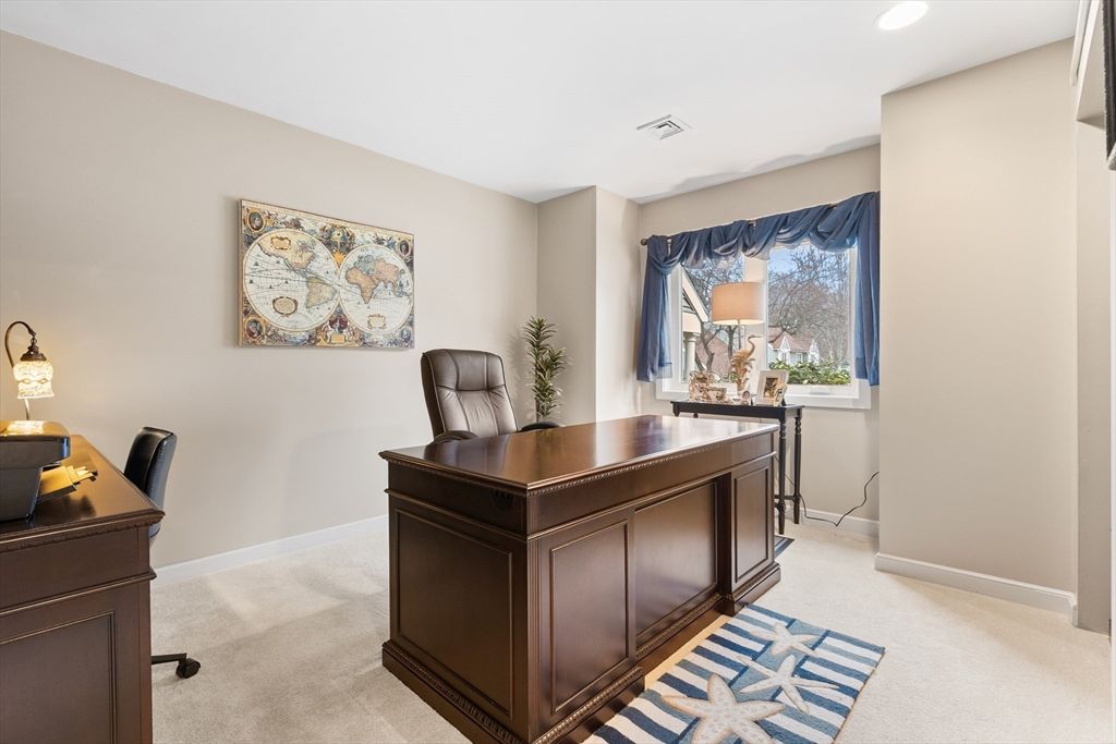 Home Office, Interior, Recessed Lighting