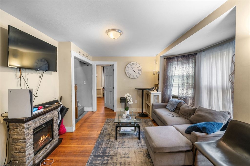 Fireplace, Interior, Living room, Wood Texture Flooring