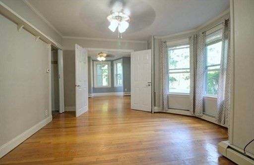 Chandelier, Empty room, Interior, Wood Texture Flooring