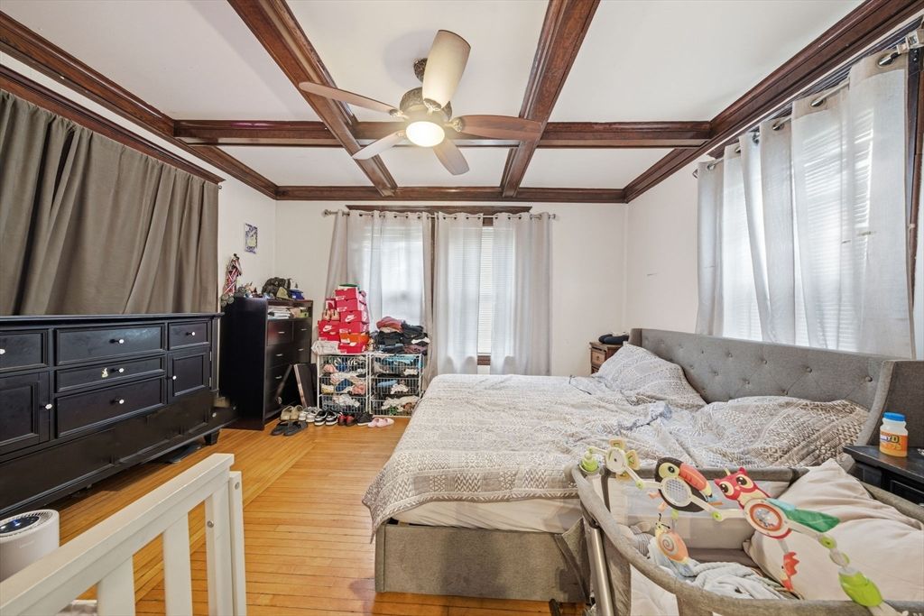 Bedroom, Interior, Wooden Beams, Wood Texture Flooring