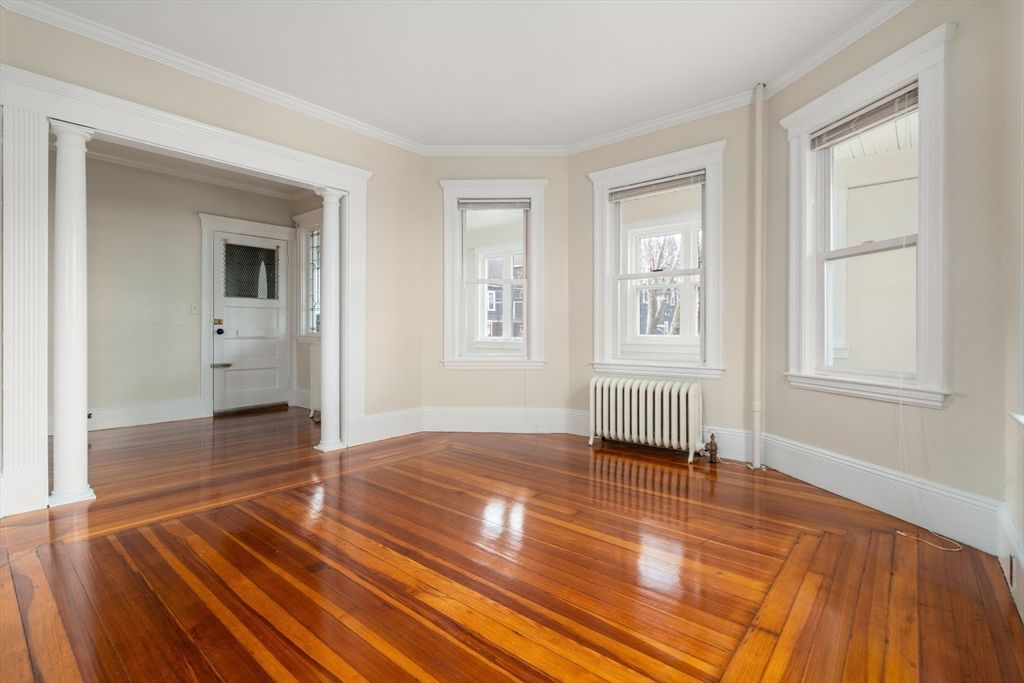 Empty room, Interior, Wood Texture Flooring
